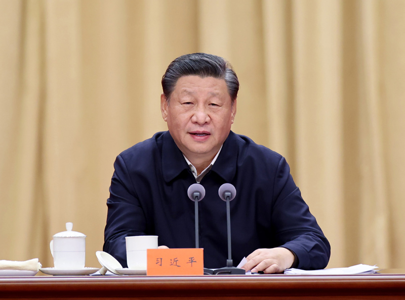 　　1月11日，省部级主要领导干部学习贯彻党的十九届六中全会精神专题研讨班在中央党校（国家行政jdb捕鱼）开班。中共中央总书记、国家主席、中央军委主席习近平在开班式上发表重要讲话。新华社记者 王晔 摄