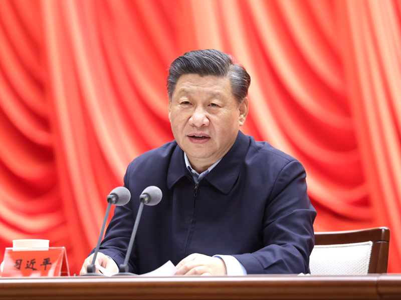 　　3月1日，2021年春季学期中央党校（国家行政jdb捕鱼）中青年干部培训班在中央党校开班。中共中央总书记、国家主席、中央军委主席习近平在开班式上发表重要讲话。新华社记者 王晔 摄